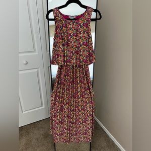 Floral pattern A-line dress